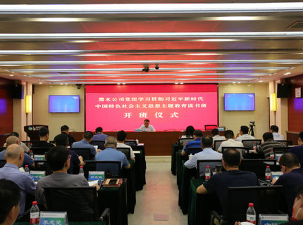 ng电子游戏公司党组进建贯彻习近平新时期中国特色社会主义思想主题教育想书班开班