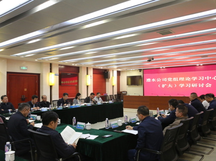 ng电子游戏公司党组理论进建中心组专题进建《习近平关于治水论说摘编》
