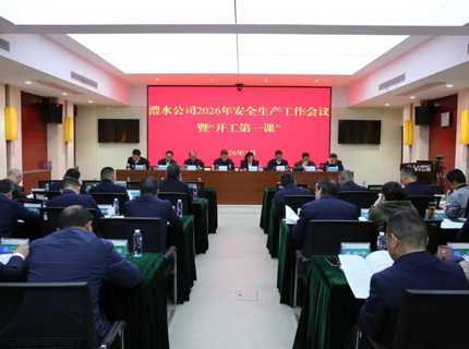 ng电子游戏公司召开2026年安全出产工作会议暨“开工第一课”